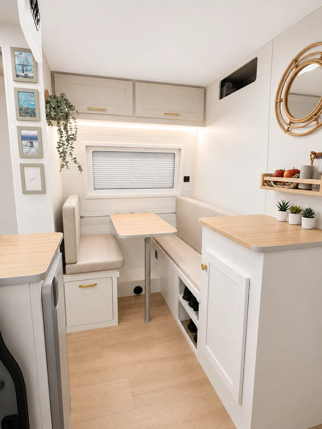 Interior del modelo ZENITH en acabado AURA